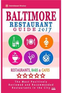 Baltimore Restaurant Guide 2017