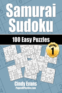 Samurai Sudoku Easy Puzzles - Volume 1