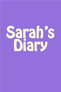 Sarah's Diary