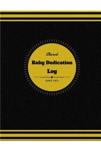 Church Baby Dedication Log