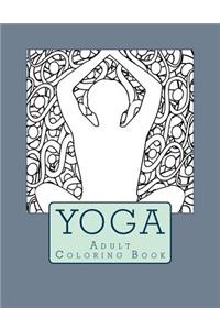 Yoga Adult Coloring Book