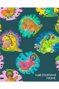 Blank Sticker Book For Boys