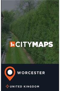 City Maps Worcester United Kingdom