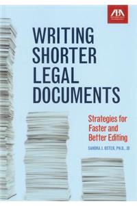 Writing Shorter Legal Documents