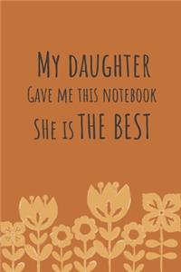 My daughter gave me this notebook