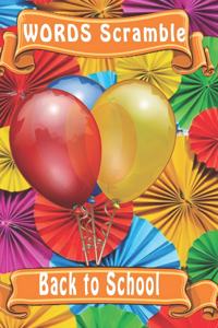 word scramble Back to School