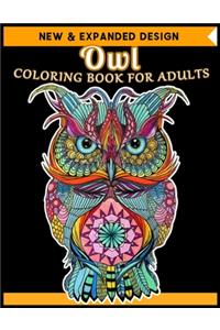 Owl COLORING BOOK FOR ADULTS