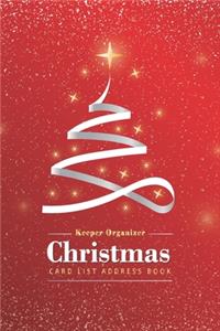 Christmas Card List Address Book