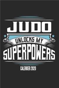 Judo Unlocks My Superpowers Calender 2020