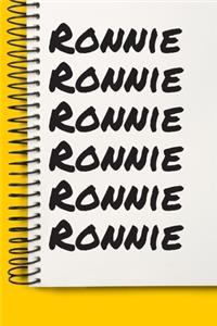 Name Ronnie A beautiful personalized