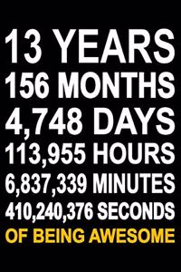 13 Years Of Being Awesome