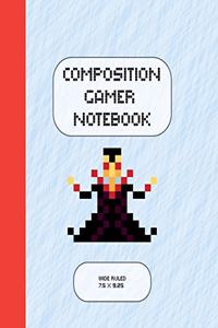 Composition Gamer Notebook Wide Ruled