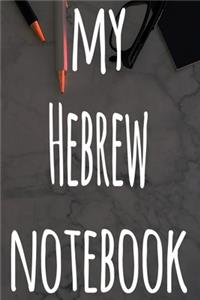 My Hebrew Notebook