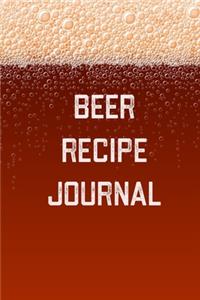 Beer Recipe Journal