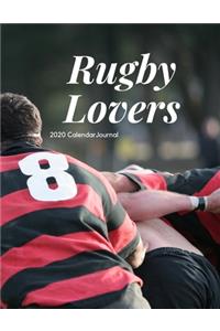 Rugby Lovers 2020 Calendar Journal