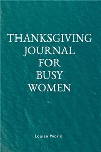 Thanksgiving Journal for Busy Women