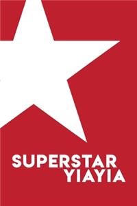 Superstar Yiayia Notebook (Red Cover)