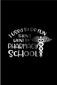 I used to be fun then i went to pharmacy school