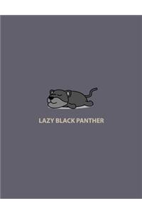 Lazy black panther