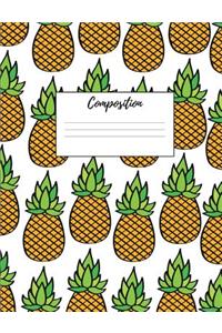 Pineapple Composition Notebook