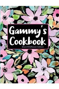 Gammy's Cookbook Black Wildflower Edition