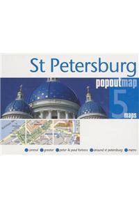 St Petersburg PopOut Map