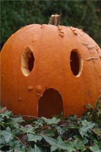 Surprised Jack-o-Lantern Halloween Pumpkin Journal