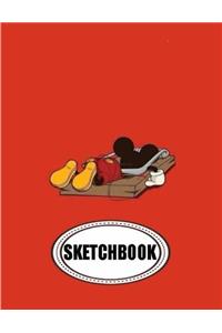 Sketchbook : Mickey: 120 Pages of 8.5 x 11 Blank Paper for Drawing, Doodling or Sketching (Sketchbooks)