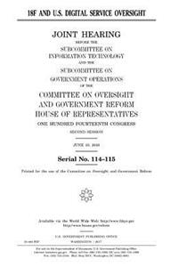 18F and U.S. Digital Service oversight