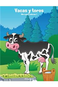Vacas y toros libro para colorear 1