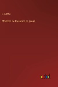 Modelos de literatura en prosa