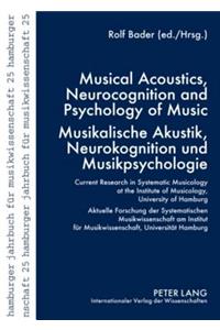 Musical Acoustics, Neurocognition and Psychology of Music - Musikalische Akustik, Neurokognition und Musikpsychologie