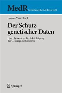 Der Schutz Genetischer Daten