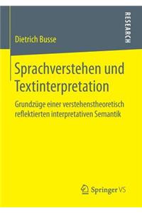 Sprachverstehen Und Textinterpretation