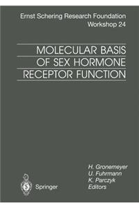 Molecular Basis of Sex Hormone Receptor Function