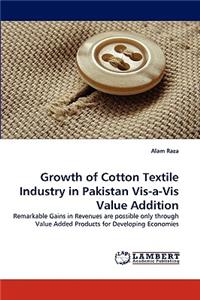 Growth of Cotton Textile Industry in Pakistan Vis-a-Vis Value Addition