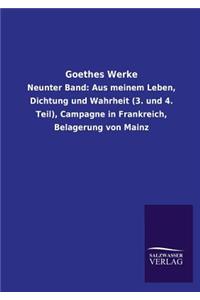 Goethes Werke