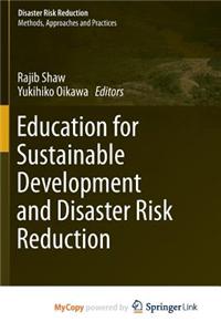Education for Sustainable Development and Disaster Risk Reduction