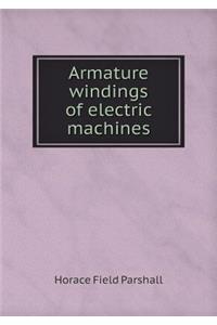 Armature windings of electric machines