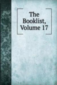 Booklist, Volume 17