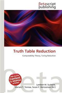 Truth Table Reduction