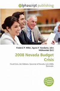 2008 Nevada Budget Crisis