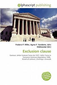 Exclusion Clause