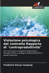 Violazione psicologica del contratto Rapporto di 