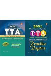 Combo Pack Study Guide BSNL TTA & Practice Papers, BSNL Recruitment Exam. (Set of 2 Books)