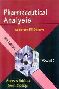 PHARMACEUTICAL ANALYSIS AS PER NEW PCI SYLLABUS VOL 2 4ED (PB 2019)