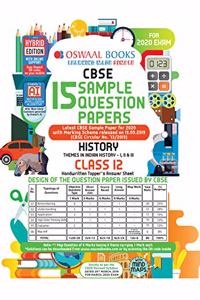 Oswaal CBSE Sample Question Papers for Class 12 History Book (For March 2020 Exam)