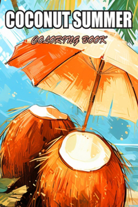 Coconut Summer Coloring Book