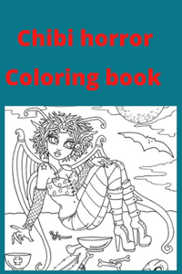 Chibi horror Coloring book