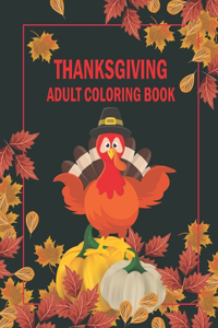 Thanksgiving Adult Coloring Book